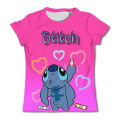New summer children Disney stitch T-shirt Disney Stitch T shirt Disney Stitch anime cartoons casual clothes kid girl boy top tee. 