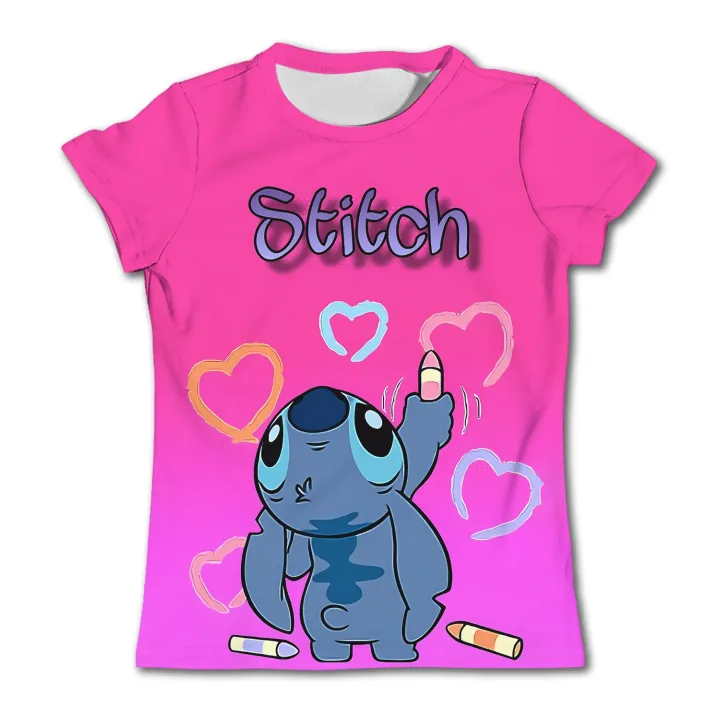New%20summer%20children%20Disney%20stitch%20T-shirt%20Disney%20Stitch%20T%20shirt%20Disney%20Stitch%20anime%20cartoons%20casual%20clothes%20kid%20girl%20boy%20top%20tee%20-%20Image%203