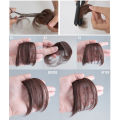 Wig air bangs Hair Short Hairpieces for Hair Extension Clip In Front Hair Bangs ZHIXING. 