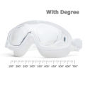 AUS Adult Swimming Goggles With Power Professional Swim Goggles Myopia Degree Prescription 150-700 Anti-Fogging. 