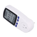 Power Meter Plug, Power Meter Plug Energy Monitor 120V Power Off Memory with Backlight for Home. 