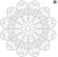 Mandala Coloring Book 1. 