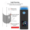 Outtobe Bicycle light Headlight Rechargeable Bright Flashlight bicycle parts Bike Light Night Cycling Accessories 4 Light Modes Bicycle Light Smart Bike Light Front Headlight. 
