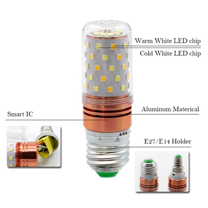 3%20Color%20Temperatures%20Integrated%20SMD%20LED%20Corn%20Lamp%20E27%20AC85V%20-%20265V%20Warm%20White%20High%20Light%20Energy%20Conservation%20Small%20LED%20Light%20Bulb%2012W%20-%20Image%207