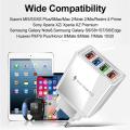4-Port USB Charging Station 3.1A Power Adapter Multi Port QC3.0 Phone Chargers EU/US Plug USB Wall Charger For iPad iPhone 14. 