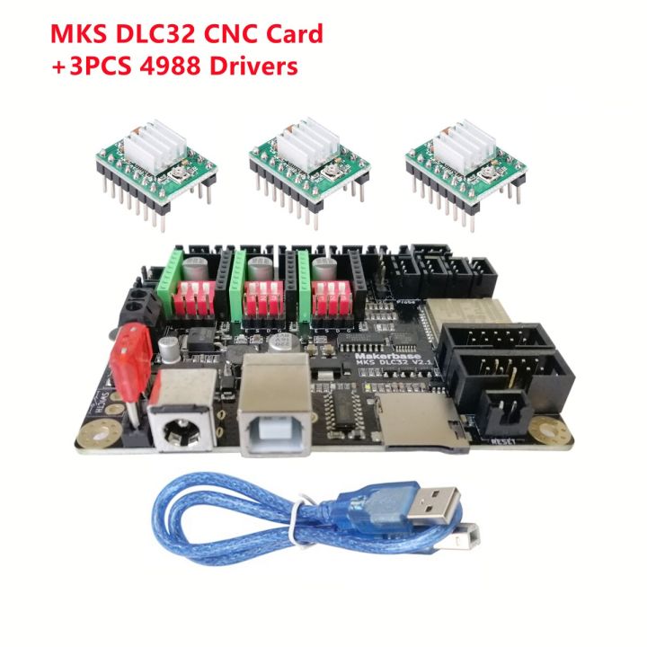 KOOKYE 3D Printer Parts MKS DLC32 Offline Controller 32 bit ESP32 WIFI KOOKYE 3D Printer Parts MKS DLC32 Offline Controller 32 bit ESP32 WIFI