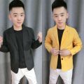 Coat Social Small Suit Solid Color Night Show Handsome Man Casual Guy Autumn Suit Thin Personality Fashionable Top. 