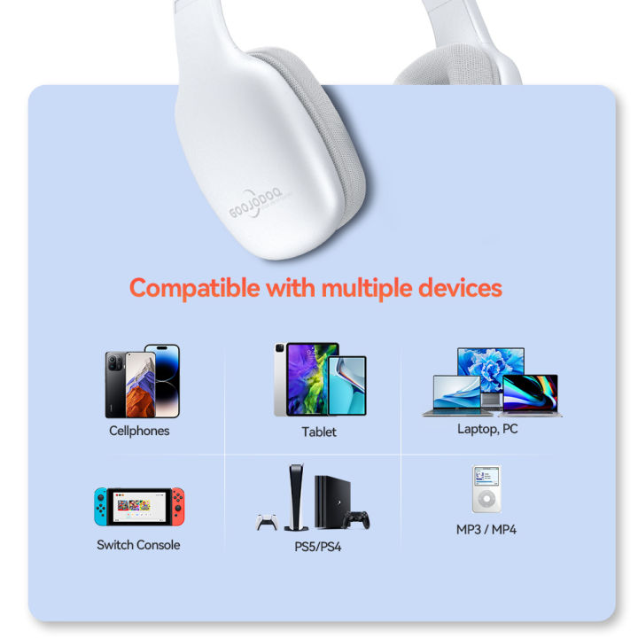 GOOJODOQ%20J218%20Wireless%20Headphones%20Bluetooth%205.3%20Earphones%20Foldable%20Gaming%20Headset%20Sport%20Headphone%20with%20Mic%20Music%20Earbuds%20200mAh%20-%20Image%204
