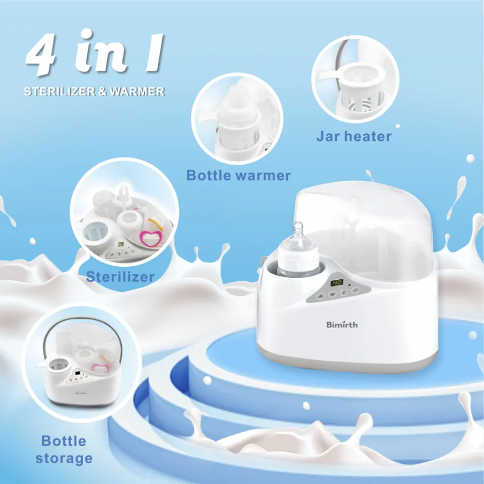 Bimirth S0312E 4-in-1 Baby Bottle Steam Sterilizer Baby Bottle