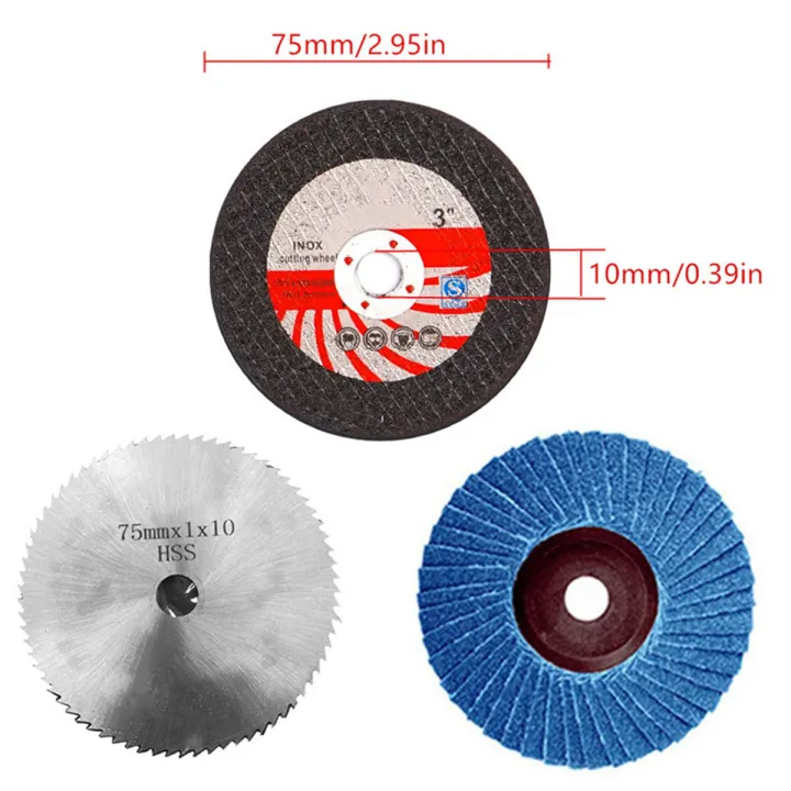 5Pcs%2075mm%20Cutting%20Disc%20for%2010mm%20Bore%20Angle%20Grinder%20Flat%20Flap%20Grinding%20Wheel%20Sanding%20Pads%20Milling%20Tool%20-%20Image%202