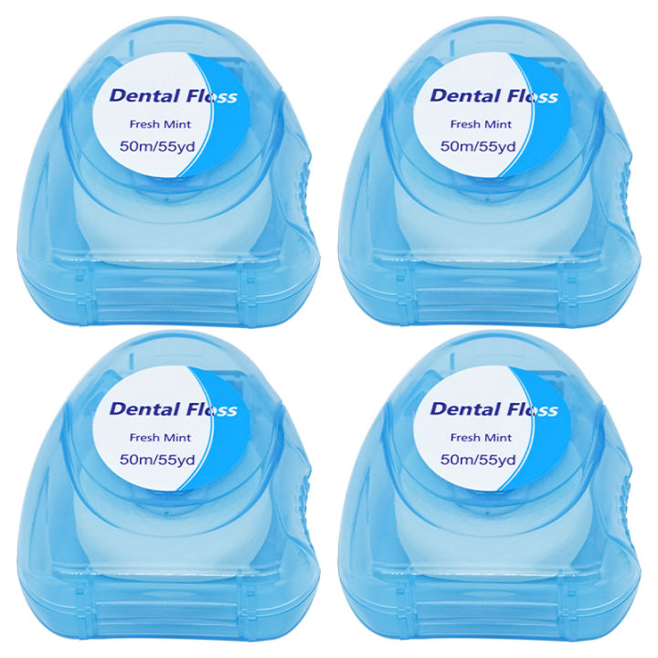 Dental Floss Teeth Stick Flosser 50m/Roll Micro Wax Mint Flavor ...