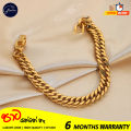 Glamon Gold bracelet 24K high quality fashionable mens bracelet Stylish Design Guarantee bracelet for Men and women 8mm thickness imported premium quality braslets for boys gift items birthday. 