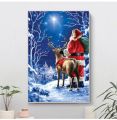 Christmas 5D Diamond Painting Santa Claus Elk DIY Diamond Painting Art Mosaic Full Drill Diamond Embroidery Painting Home Decor. 