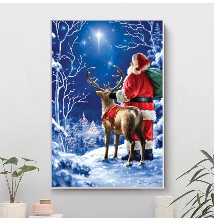 Christmas%205D%20Diamond%20Painting%20Santa%20Claus%20Elk%20DIY%20Diamond%20Painting%20Art%20Mosaic%20Full%20Drill%20Diamond%20Embroidery%20Painting%20Home%20Decor%20-%20Image%203
