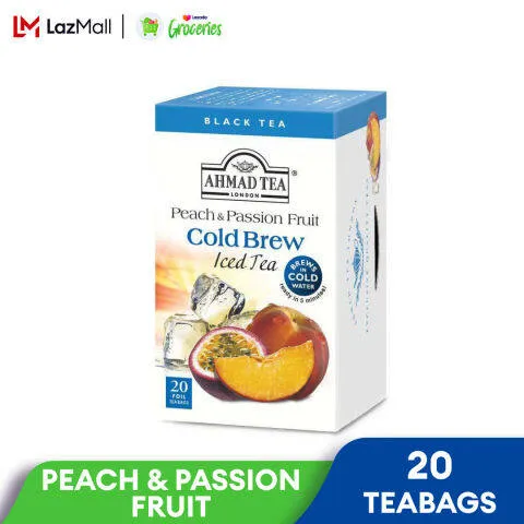 Ahmad Tea Cold Brew Peach & Passion Fruit 20 teabags SAB (FROM MALAYSIA ...