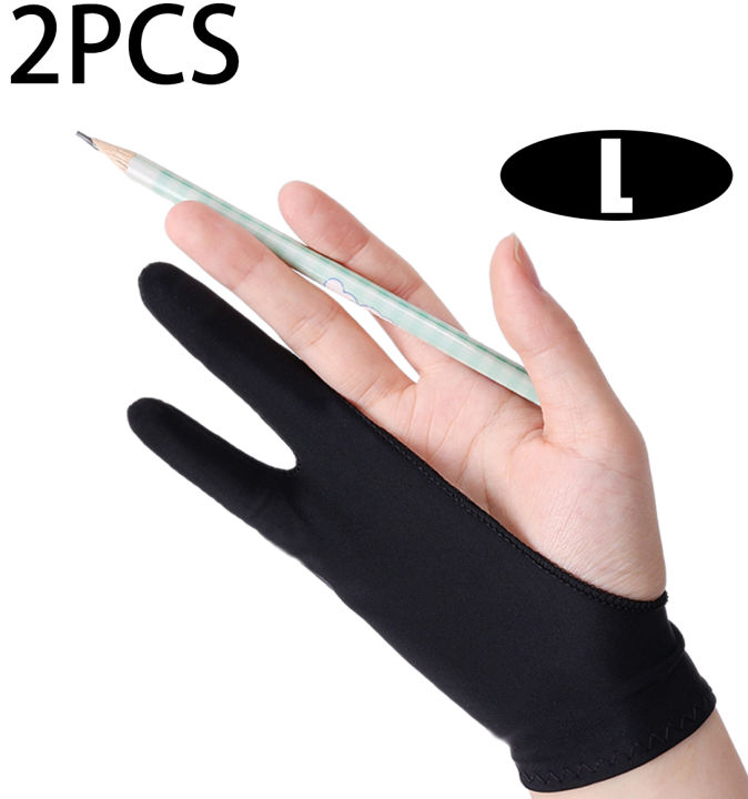 1/2Pcs%20Two-finger%20Painting%20Gloves%20XS/S/M/L%20Anti-touch%20Anti-pollution%20Hand%20Glove%20For%20Universal%20Drawing%20Double%20Finger%20Gloves%20-%20Image%209