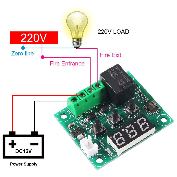 LKPCIGCXM%20W1209%20DC%2012V%20Digital%20Temperature%20Controller%20Board%20-50-110%C2%B0C%20Electronic%20Temperature%20Temp%20Control%20Module%20Switch%20(1-Pack)%20-%20Image%202