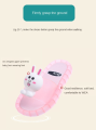 [35 Size/19.5Cm][Pink] Kids  Fashion Flat Sandals Cartoon LED Light Slippers Flip High Quality Sale Price. 