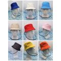 Kids Protective Mask Hat / face hood Breathable Transparent Dustproof Waterproof Men Women Face Cover Neutral / Outdoor & Travel 1PCS date red. 