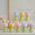 Tulip Flower Scented Candle Cute Handmade Soy Wax Aromatherapy Candles Wedding Birthday Party Home Decor Gift Photo Props. 