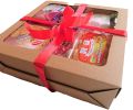 Avurudu Gift Box Hamper Gift Box New Year Day Gift Pack For Friends Relations Neighbors Beautiful Basket 26pcs Items Decorated Gift Hamper Sweets Chocolate Free Lollipop Wrapping Box Customized Gift Box For New Year, Party, Christmas, Anniversary Gift. 