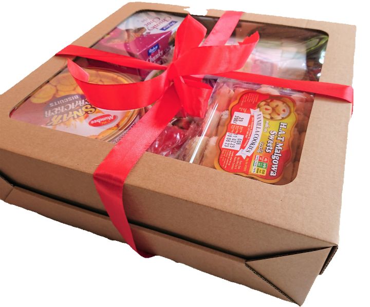 Avurudu Gift Box Hamper Gift Box New Year Day Gift Pack For Friends Relations Neighbors Beautiful Basket 26pcs Items Decorated Gift Hamper Sweets Chocolate Free Lollipop Wrapping Box Customized Gift Box For New Year, Party, Christmas, Anniversary Gift