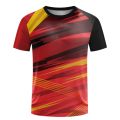 Quick Drying Table Tennis Clothes Men's T-shirt Printing Badminton Uniforms Women Training T shirt Boys Breathable Sportswear. 