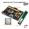Intel Core I3 4th Gen Combo Pack | Asus H81 4th Gen Motherboard / I3 4th Gen Processor / DDR3 8GB Ram. 