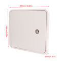 Power Cable Hatch, Long Durability Electrical Access Door Hatch Square for RV Boat Camper Trailer. 