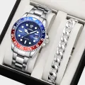 SKMEI X LIEBIG 【Buy 1 Get 3】Quartz Movement 30M Waterproof Pointer Luminous Fashion Casual Business Men's Watch L1098. 