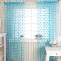Home Room Drapes High Quality Loving Door Tassel Window Curtain Pattern. 