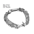 Men Hand Chain Hip Hop Style Vintage Style Men Bracelet. 
