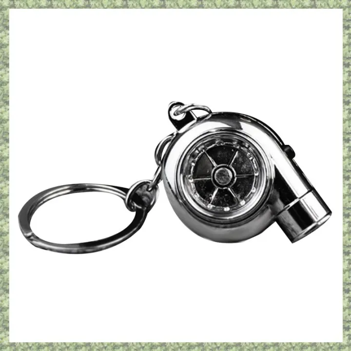 Car Turbo Spinner Keychain with Real Sound and LED Light Mini ...