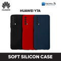 Ultra Slim Soft Silicon Case For Huawei Y7A Matte TPU Rubber Back Cover. 