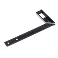 Right Angle Ruler Universal Combination Multi Angle Measuring Ruler Multifunctional Non Fall Off Compact 12in with Clear Scale for Woodworking. 
