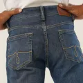 Moose Men’s Slim Fit Jeans – Mid Indigo. 