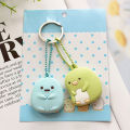 Cute Key Cap Key Covers Rings Key Identifier Tag Organizers Silicone Keychain Holder with Ball Chain. 