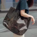 Laser PVC Handbag Advertising Campaign Gift Bag Shopping Women Bag Exhibition Supplies Tote Bag Cross-Border Wholesale. 