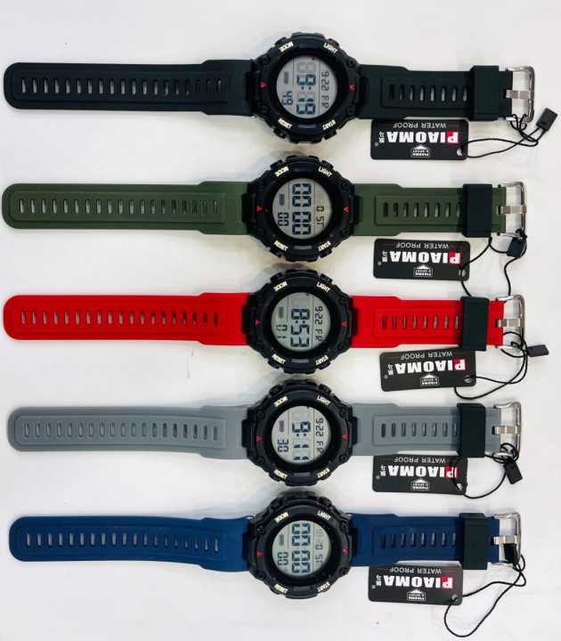 S - SPORT DIGITAL PIAOMA DIGITAL WATCHES  100% WATERPROOF