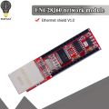 1PCS ENC28J60 Ethernet Shield V1.0 for arduino compatible Nano 3.0 RJ45 Webserver Module. 