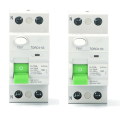 BRADOO 2X AC 2P 6KA RCCB RCD 230V Residual Current Circuit Breaker Differential Breaker Safety Switch TORD4-63, 2P 16A 10MA. 