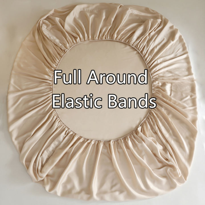 Mulberry%20Silk%20Fitted%20Bed%20Sheet%20with%20Elastic%20Bands%20Luxury%20Mattress%20Cover%20Single%20Double%20King%20Queen%20Size%20Bed%20Cover%20100/140/200/220%20-%20Image%204