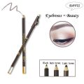 Davis Eye and Lip liner Pencil Extra Water Proof Protection, Matte Finish -   Dark Brown. 