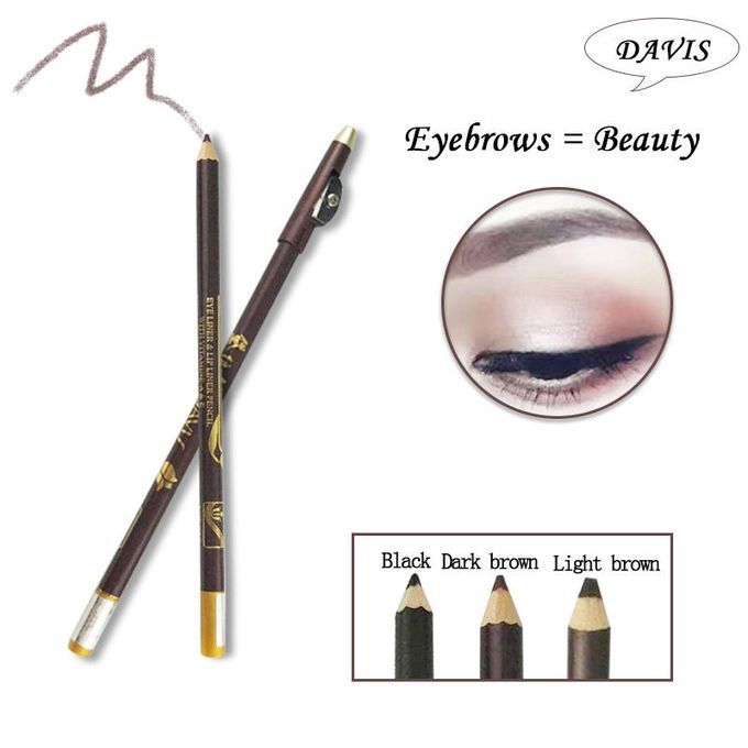 Davis%20Eye%20and%20Lip%20liner%20Pencil%20Extra%20Water%20Proof%20Protection,%20Matte%20Finish%20-%20%20%20Dark%20Brown%20-%20Image%202