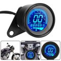 Universal Motorcycle Digital Speedometer Retro LCD Odometer Scooter ATV Meter Tachometer Indicator. 