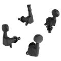 Ukulele Tuning Pegs, 4 String Ukulele Peg Left and Right Rotating Handle with Screws for Musical Instrument. 