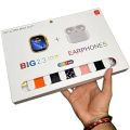 Hiwatch i20 Ultra 2 , 3 MAX Suit SmartWatch + Airpods Pro with Transparent Screen Guard Watch with Seven Decorated Straps. 