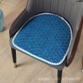 Cushion Chair Sand Plaid Talk Red Chair Nail Chessboard Net Horse Hair Chair Business Contact Pad Makeup Semicircle Hoof ins{〝. 
