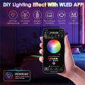WLED Light Strip Controller ESP32 LED Controller for RGB RGBW WS2812B SK6812 WS2811 TM1814 WS2813 WS2815 Black. 