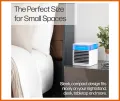 Mini Air Cooler, Arctic Air Pure Chill Evaporative Air Cooler Powerful 3-Speed Personal Cooler, Air Cooler - Powerful, Quiet, Lightweight and Portable Space Cooler with Hydro-Chill Technology. 